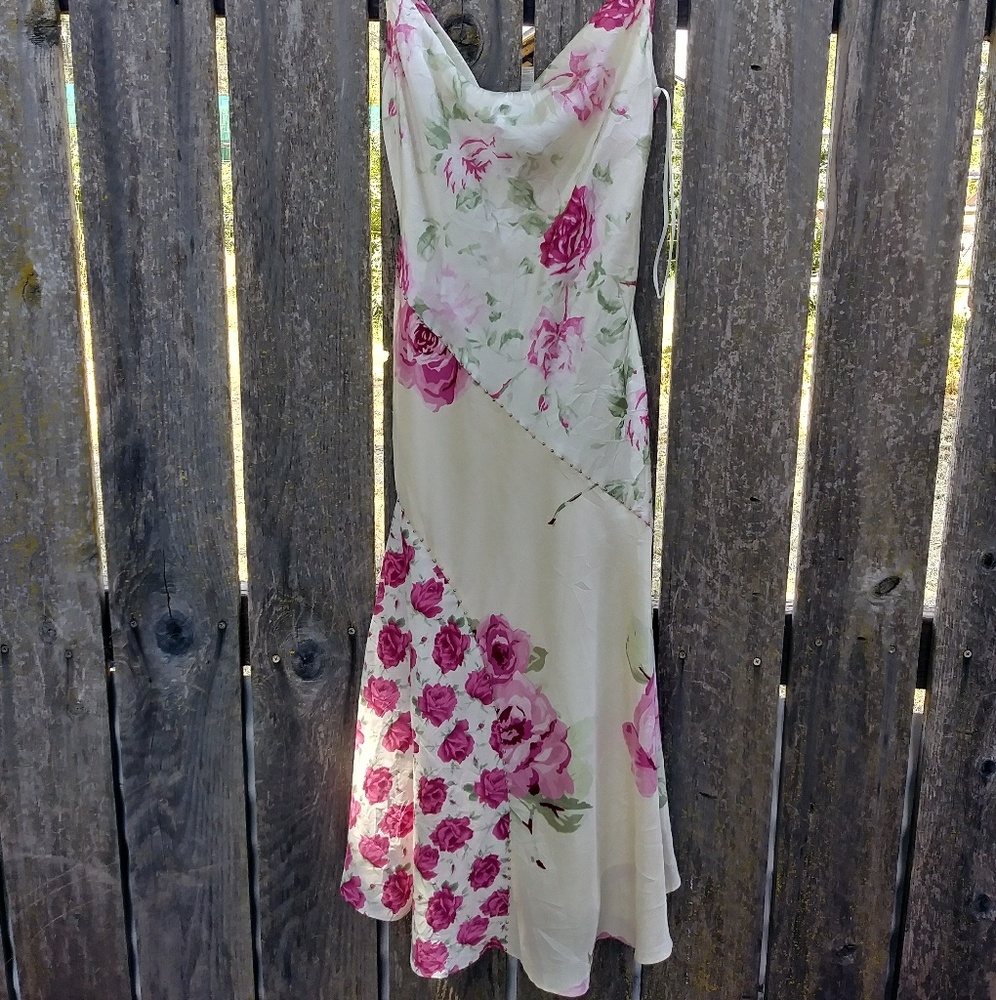 Ultra sexy floral silk dress